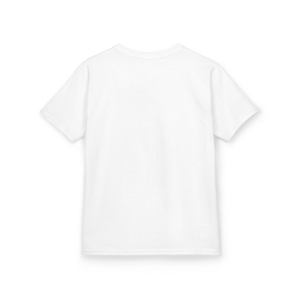 Music-themed Kids Heavy Cotton Tee: 'I love ukulele' - pink