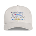 Music-themed Icon Cap: 'I love ukulele' - blue
