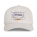 Music-themed Icon Cap: 'I love violin' - violet