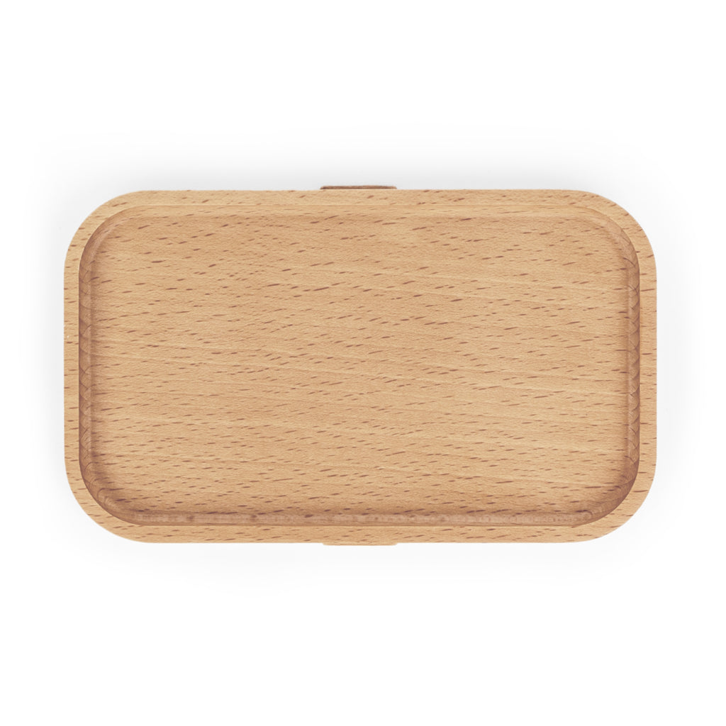 Music-themed Bento Lunch Box: 'I love ukulele' - blue