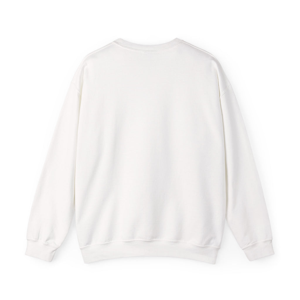 Music-themed Unisex Heavy Blend Crewneck Sweatshirt: 'I love ukulele' - pink