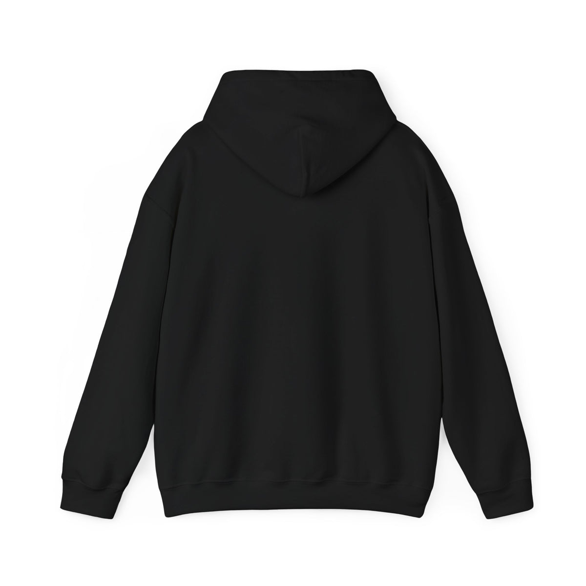 Music-themed Unisex Heavy Blend Hooded Sweatshirt: 'I love guitar' - black & white