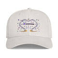 Music-themed Icon Cap: 'I love saxophone' - violet