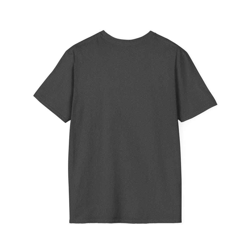 Music-themed Unisex Softstyle T-Shirt: 'I love guitar' - black & white