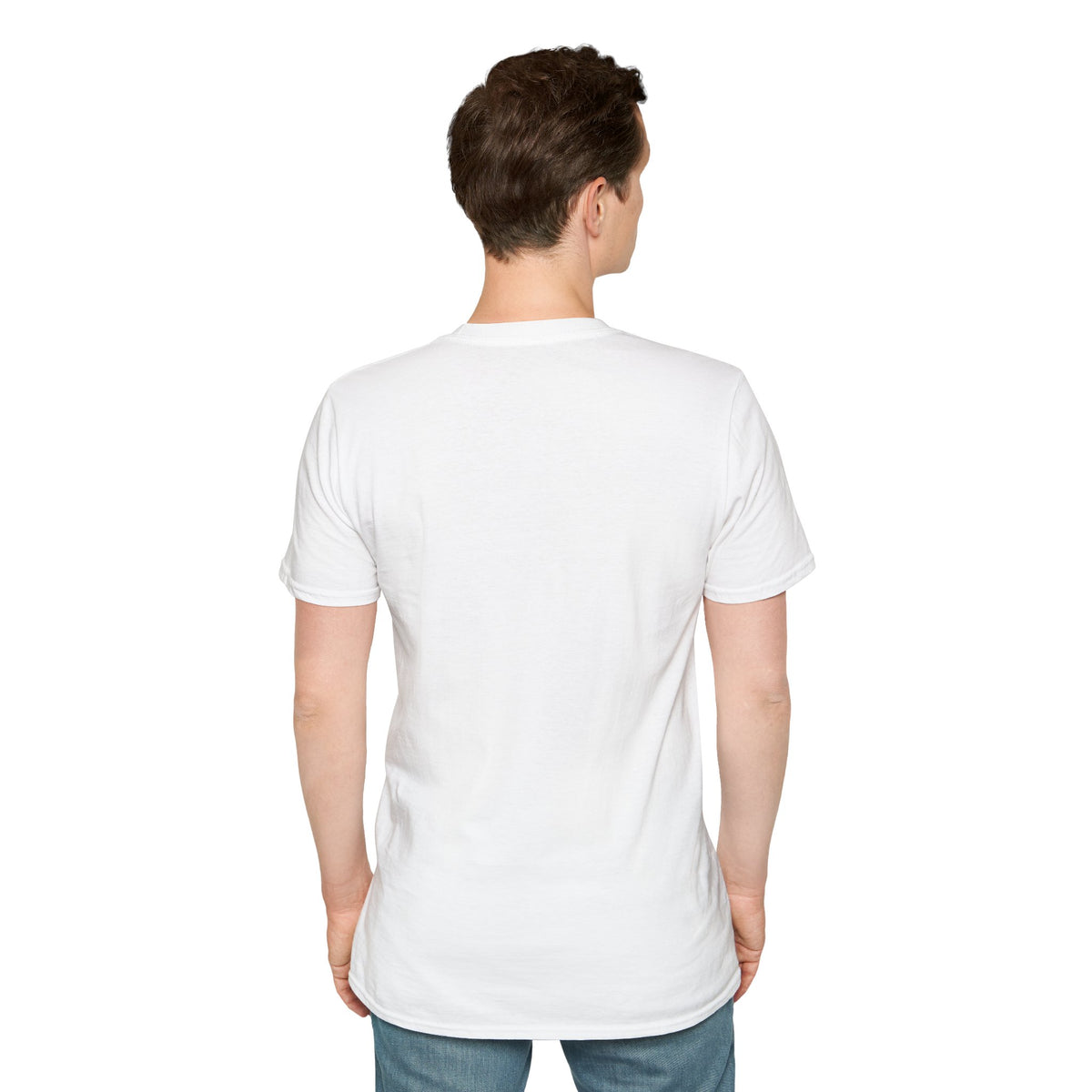 Music-themed Unisex Softstyle T-Shirt: 'I love guitar' - pink