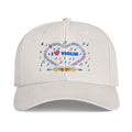 Music-themed Icon Cap: 'I love violin' - blue