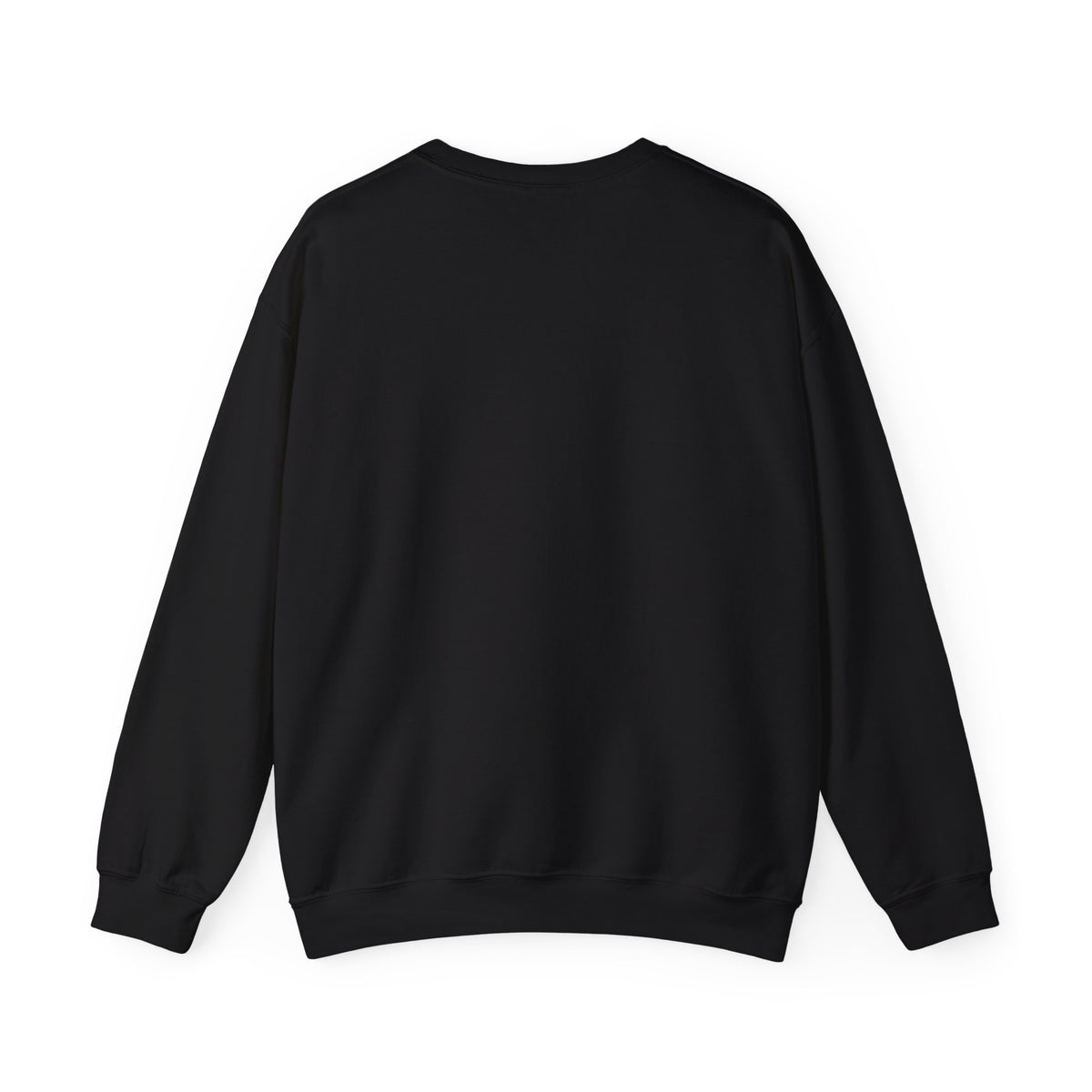 Music-themed Unisex Heavy Blend Crewneck Sweatshirt: 'I love ukulele' - black & white
