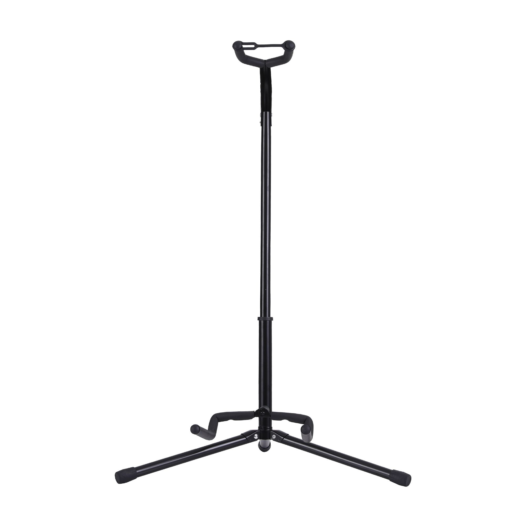 Alpha Iron Adjustable Guitar Stand Folding Instrument Holder Acoustic Bass Rack Black