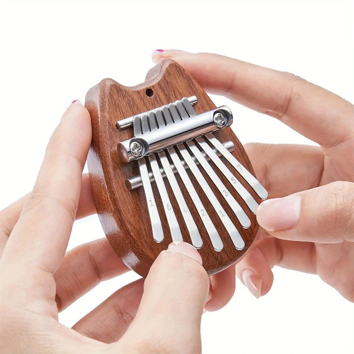 Mini Kalimba  8Key Portable – Beginner-Friendly Musical Toy for Kids& Music Enthusiasts - Perfect Exquisite Gift Set ﻿