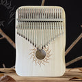 Hluru 21 Key Kalimba Maple Wood 17 Key Thumb Piano Portable Finger Piano for Beginner Mbira Gift for Kids Adults