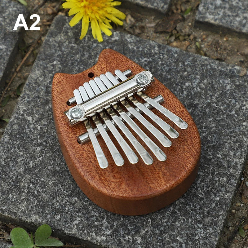 8 Key Kalimba Thumb Piano for Kids - Cute Music Instrument Pendant Keychain Accessory Beginner Friendly Gifts for Music Lovers