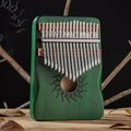 17 Key Kalimba Solid Wood Portable Thumb Piano Easy to Learn Musical Instrument for Beginners Kids Adults Birthday Gift