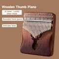 21 Key Mahogany Kalimba 17 Key Thumb Piano Portable Finger Piano For Beginner Mbira Gifts For Adults/Kids Portable Mbira Finger
