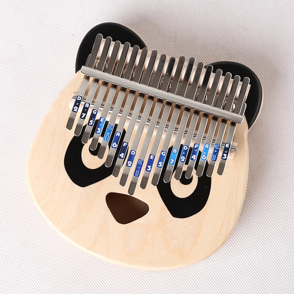 2x 17 Keys Kalimba Scale Sticker Thumb Key Note Sticker Musical Instrument Parts Learner Musical Instrument Kit