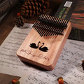 17 Keys Kalimba Beech Thumb Piano High Quality Wood Musical Instruments Gifts For Kids Creative Music Box With Learning Books