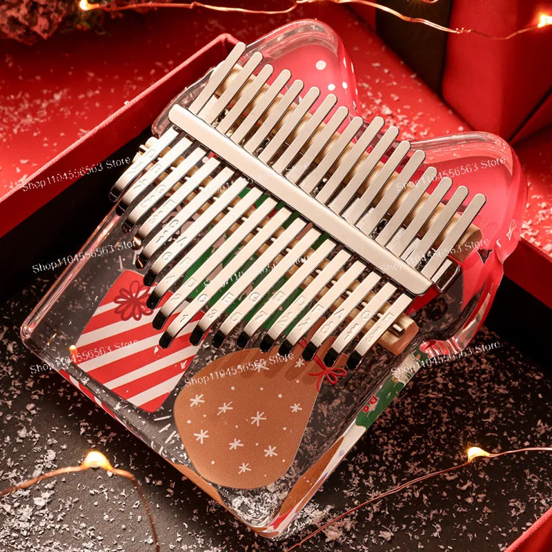 Crystal Kalimba Finger Piano - High-Appearance Easy-to-Learn Thumb Piano for Girls & Kids