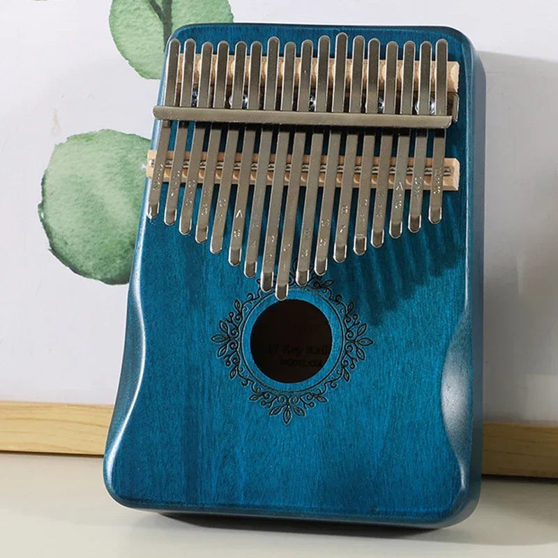 17 Keys Kalimba Beech Thumb Piano High Quality Wood Musical Instruments Gifts For Kids Creative Music Box With Learning Books