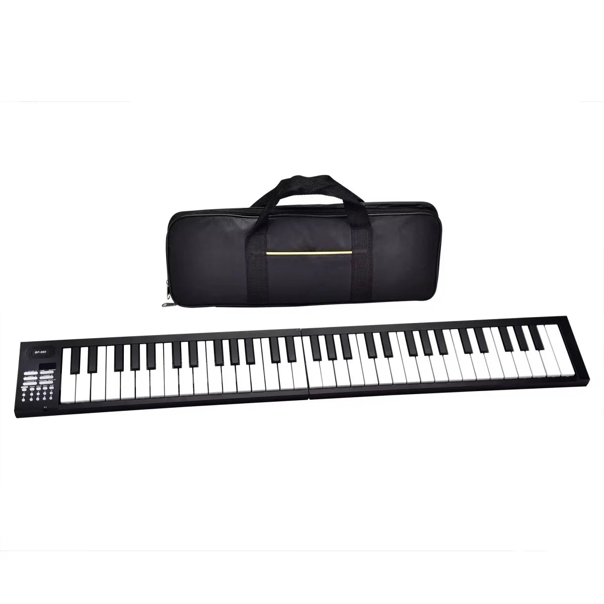 Miwayer 61-Key Electronic Piano Keyboard 180° w/16 Tones/100 Rhythms/25 Demos/USBpower cord/Built-in Battery Digital Piano