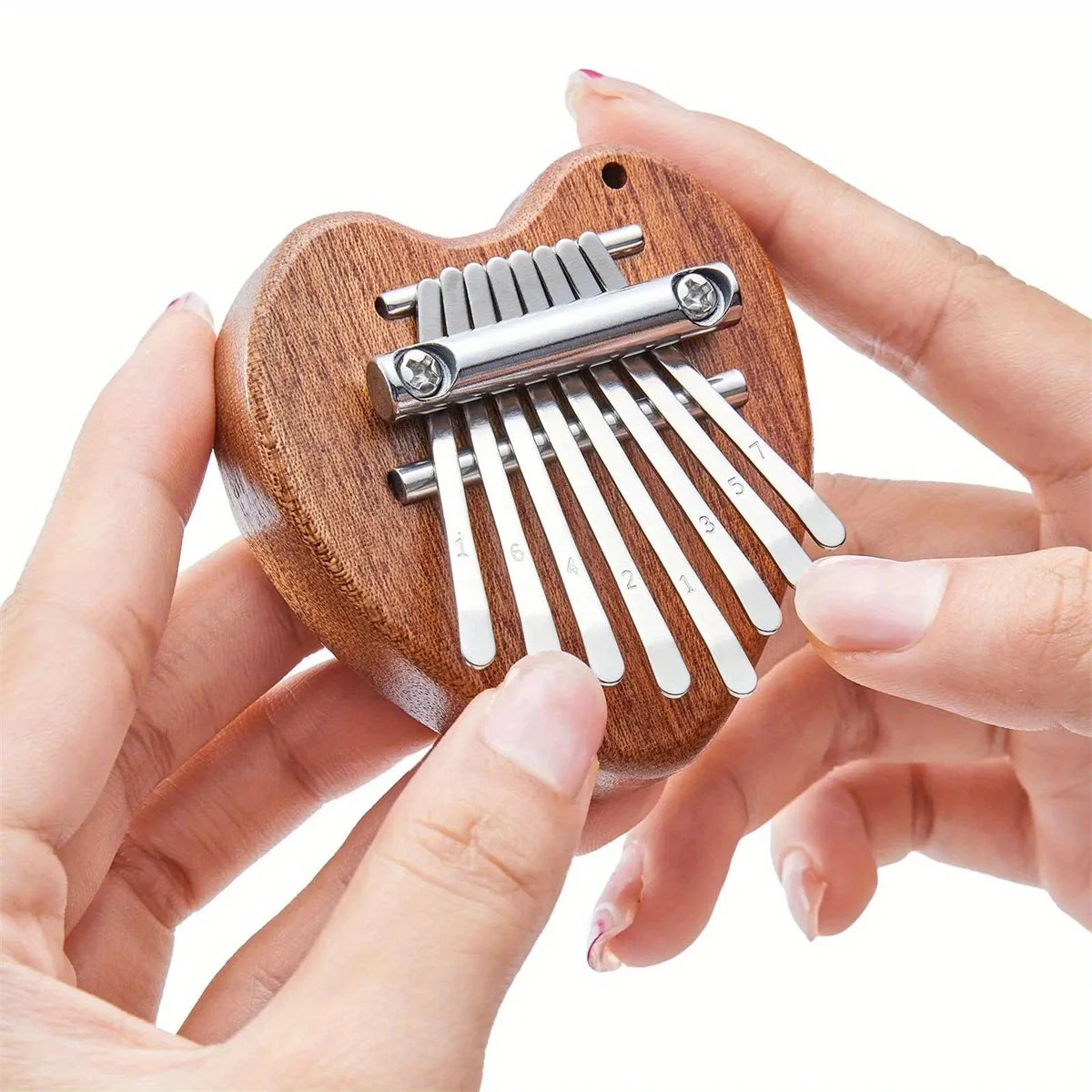 Mini Kalimba  8Key Portable – Beginner-Friendly Musical Toy for Kids& Music Enthusiasts - Perfect Exquisite Gift Set ﻿