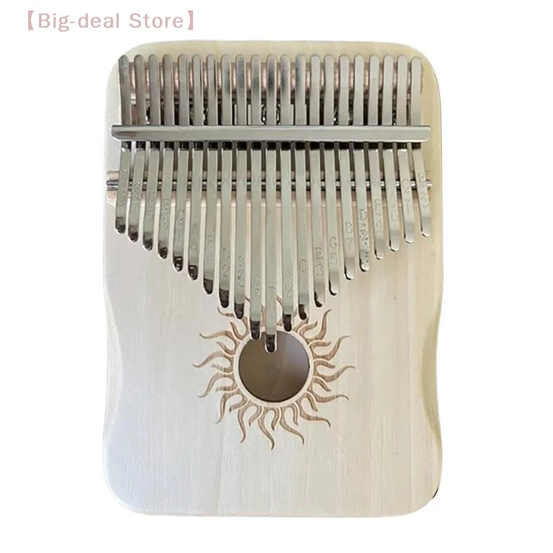 【M】17 Key Kalimba Wood 17 Keys Thumb Piano Portable Finger Piano For Beginner Mbira Gift For Kids Adults