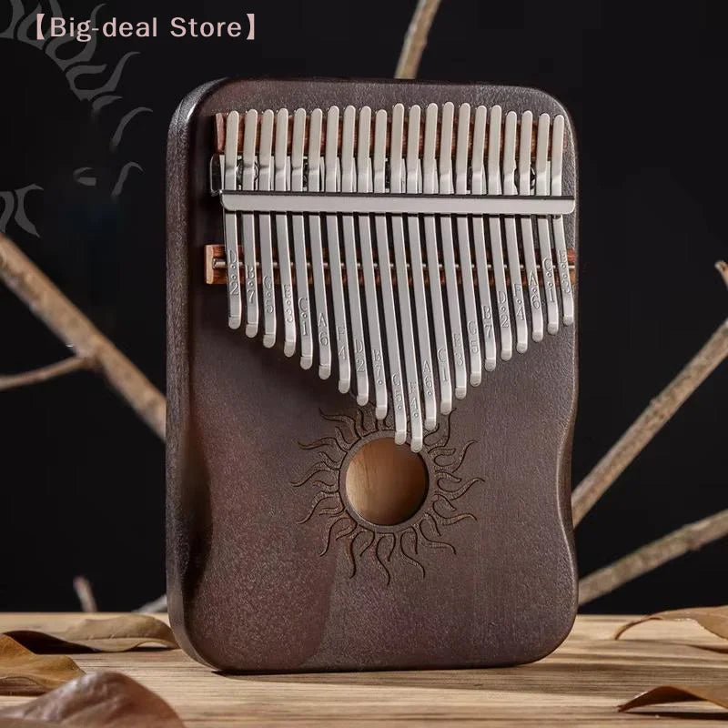 【M】17 Key Kalimba Wood 17 Keys Thumb Piano Portable Finger Piano For Beginner Mbira Gift For Kids Adults