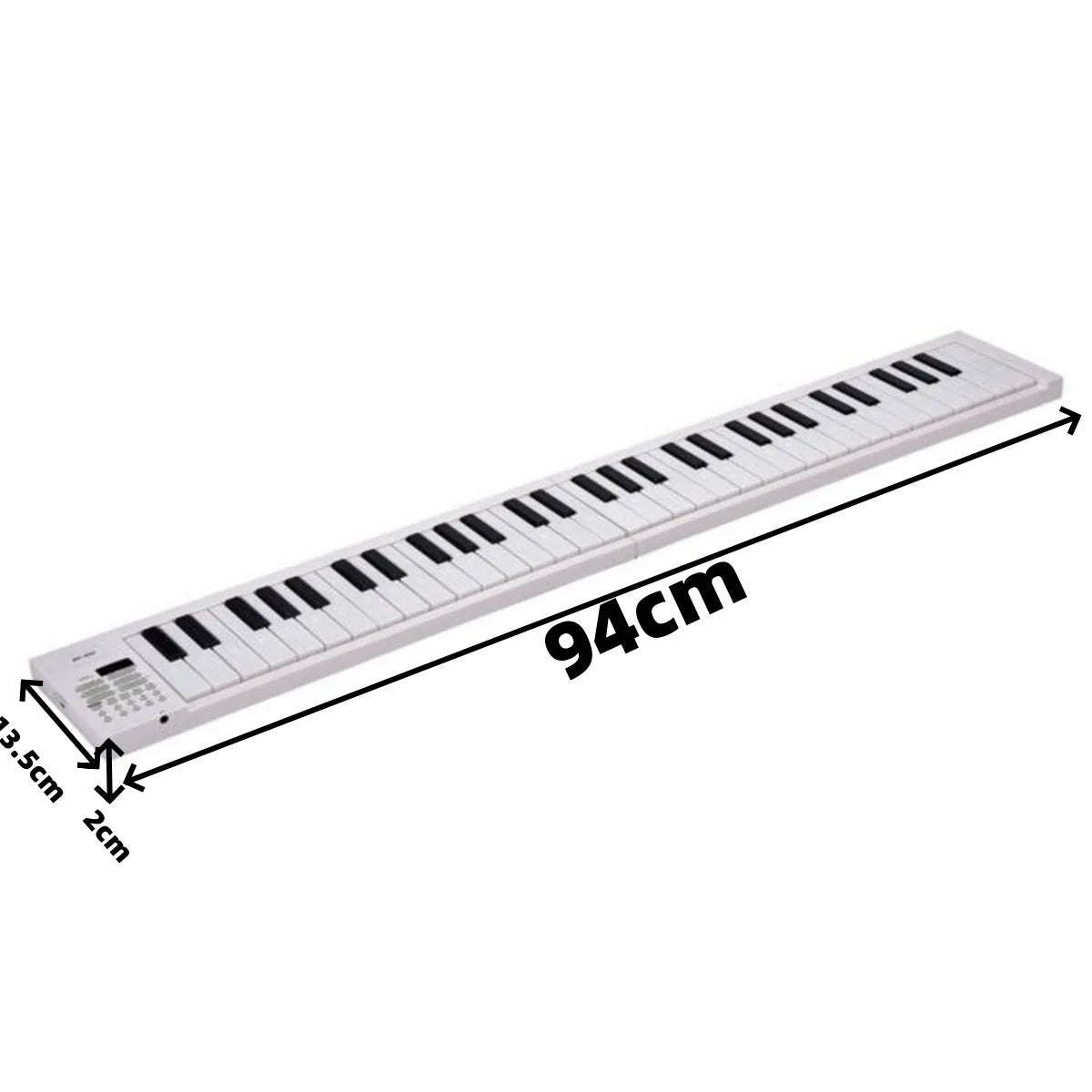 Miwayer 61-Key Electronic Piano Keyboard 180° w/16 Tones/100 Rhythms/25 Demos/USBpower cord/Built-in Battery Digital Piano