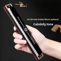 Black 28-hole harmonica, double-row harmonica, professional harmonica, diatonic harmonica, music accessory, harmonica for beginners, harmonica for professionals, Australian music store