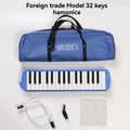 32-key melodica, 37-key melodica, student melodica, beginner melodica, musical instrument, music education, portable instrument, Australian students, classroom music - Blue - Size 32