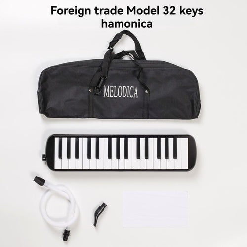 32-key melodica, 37-key melodica, student melodica, beginner melodica, musical instrument, music education, portable instrument, Australian students, classroom music - Green - Size 32