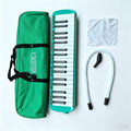 32-key melodica, 37-key melodica, student melodica, beginner melodica, musical instrument, music education, portable instrument, Australian students, classroom music - Green - Size 37