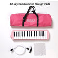 32-key melodica, 37-key melodica, student melodica, beginner melodica, musical instrument, music education, portable instrument, Australian students, classroom music - Pink - Size 32