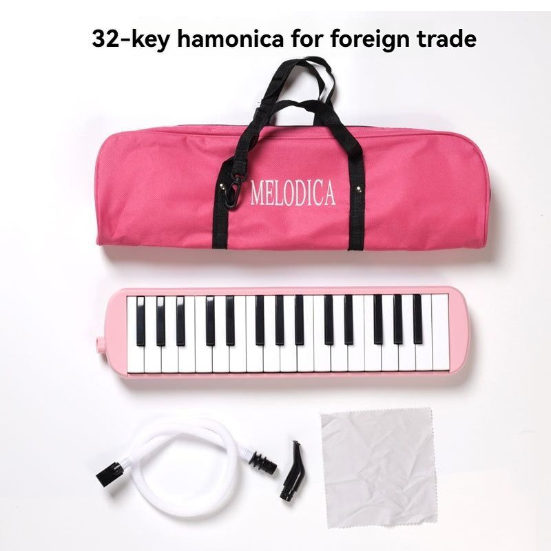 32-key melodica, 37-key melodica, student melodica, beginner melodica, musical instrument, music education, portable instrument, Australian students, classroom music - Red - Size 32