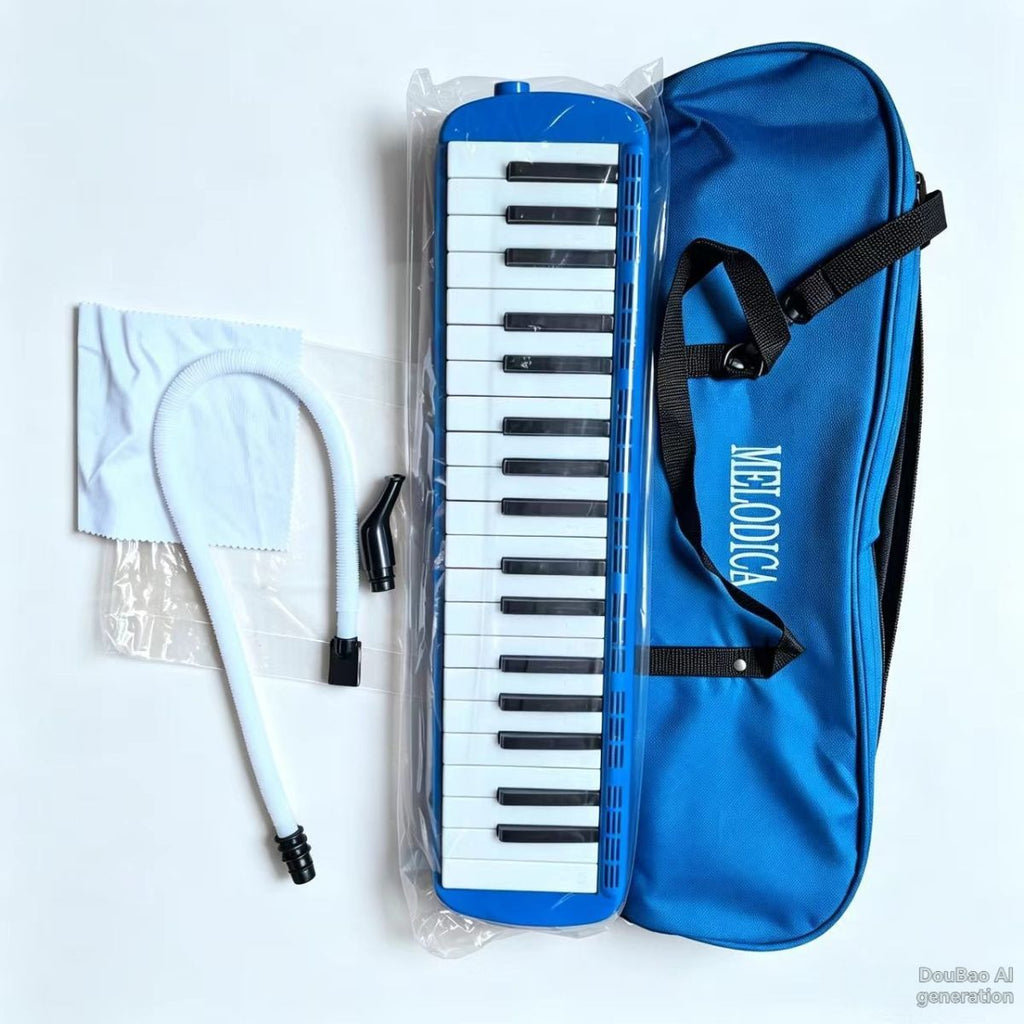32-key melodica, 37-key melodica, student melodica, beginner melodica, musical instrument, music education, portable instrument, Australian students, classroom music - Red - Size 32