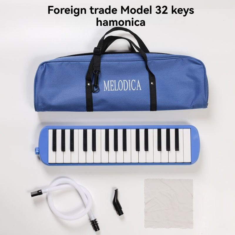 32-key melodica, 37-key melodica, student melodica, beginner melodica, musical instrument, music education, portable instrument, Australian students, classroom music - Red - Size 37