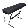 61 Keys Electronic Piano Keyboard Dust Cover Waterproof Stretchable Digital Protector Bags with Adjustable Elastic Cord Black