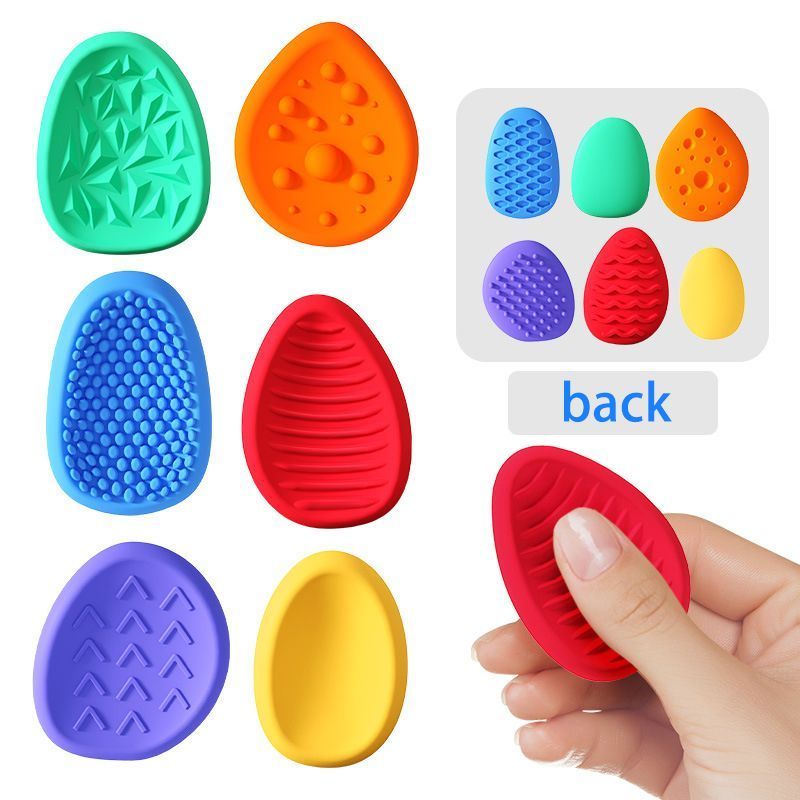 Musical Sensory Stone Toys - 8-piece Set
