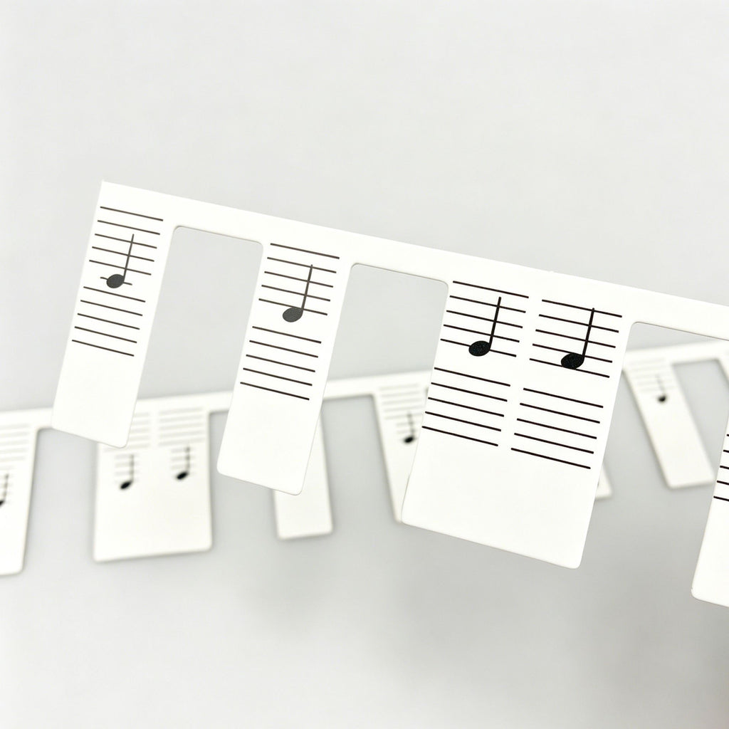 88 Keys Black Piano Note Strip 1pcs Keyboard Sticker