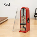 Portable Mini Mechanical Metronome – Battery-Free Instrument Beat Keeper, Universal Rhythm Training Aid for Piano, Guitar, Ukulele, and Wind Instruments(RED)