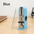 Portable Mini Mechanical Metronome – Battery-Free Instrument Beat Keeper, Universal Rhythm Training Aid for Piano, Guitar, Ukulele, and Wind Instruments(BLUE)