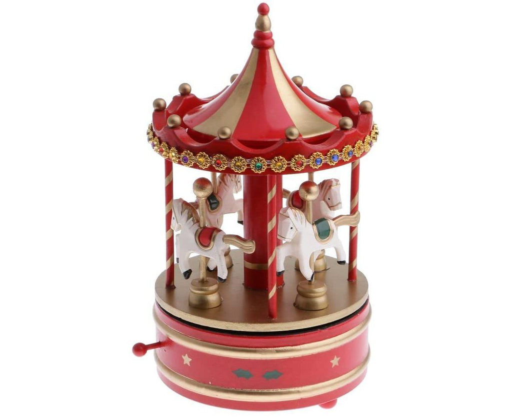 Carousel Music Box - Red Carousel Music Box
