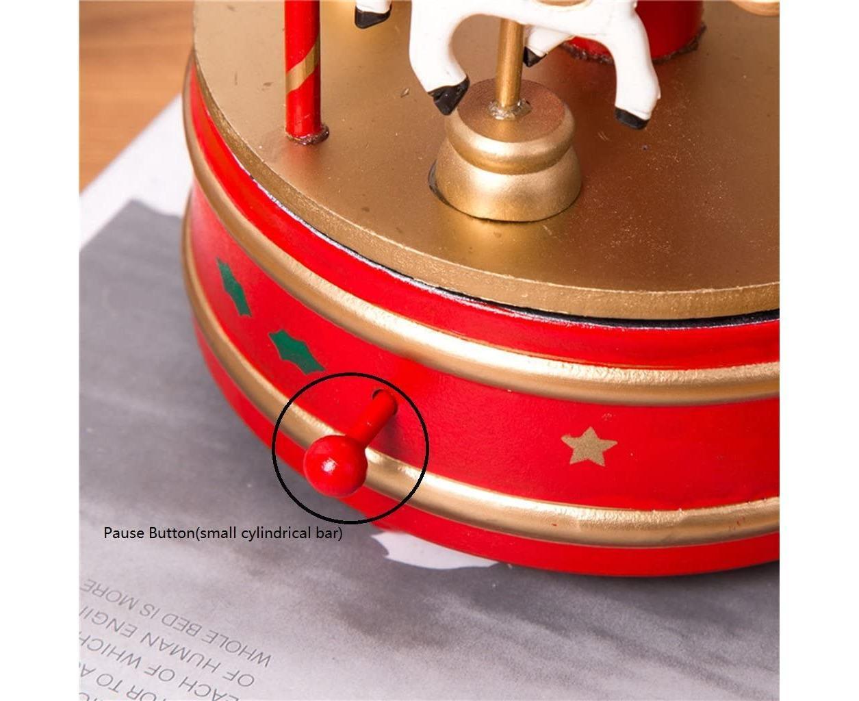 Carousel Music Box - Red Carousel Music Box