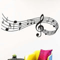 Music Notes Tab Wall Art Decor, Music Notes Wall Art Sticker Removable Vinyl Wall Decals