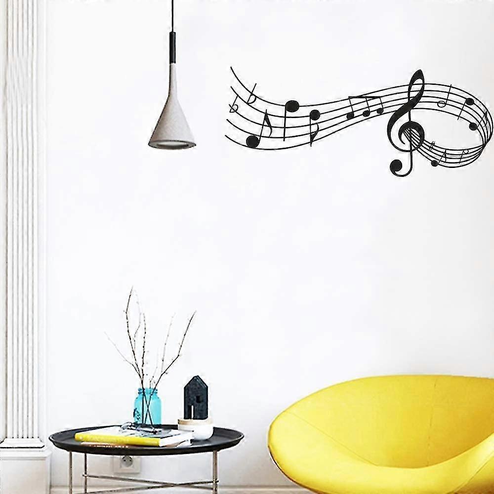 Music Notes Tab Wall Art Decor, Music Notes Wall Art Sticker Removable Vinyl Wall Decals