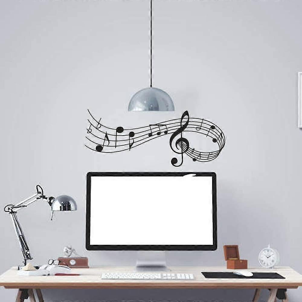 Music Notes Tab Wall Art Decor, Music Notes Wall Art Sticker Removable Vinyl Wall Decals