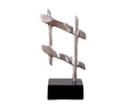 Mini Musical Note Music Present Home Living Room Piano Bedroom Desktop Decor-Silver D