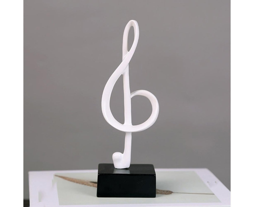 Mini Musical Note Music Present Home Living Room Piano Bedroom Desktop Decor-Silver D