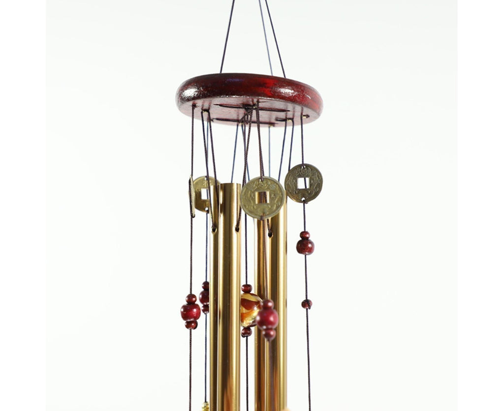 Wonderful Music Wind Chime with Copper Cash Anti-oxidation Metal Windchimes Bell for Garden- S