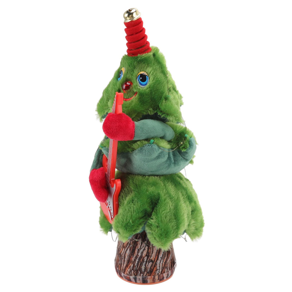 Singing Dancing Christmas Tree 8 Songs Electric Singing Xmas Tree for Christmas Tree Toys Guitar Stump Christmas Tree