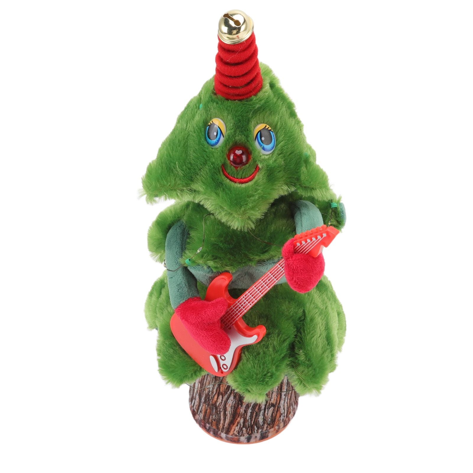 Singing Dancing Christmas Tree 8 Songs Electric Singing Xmas Tree for Christmas Tree Toys Guitar Stump Christmas Tree