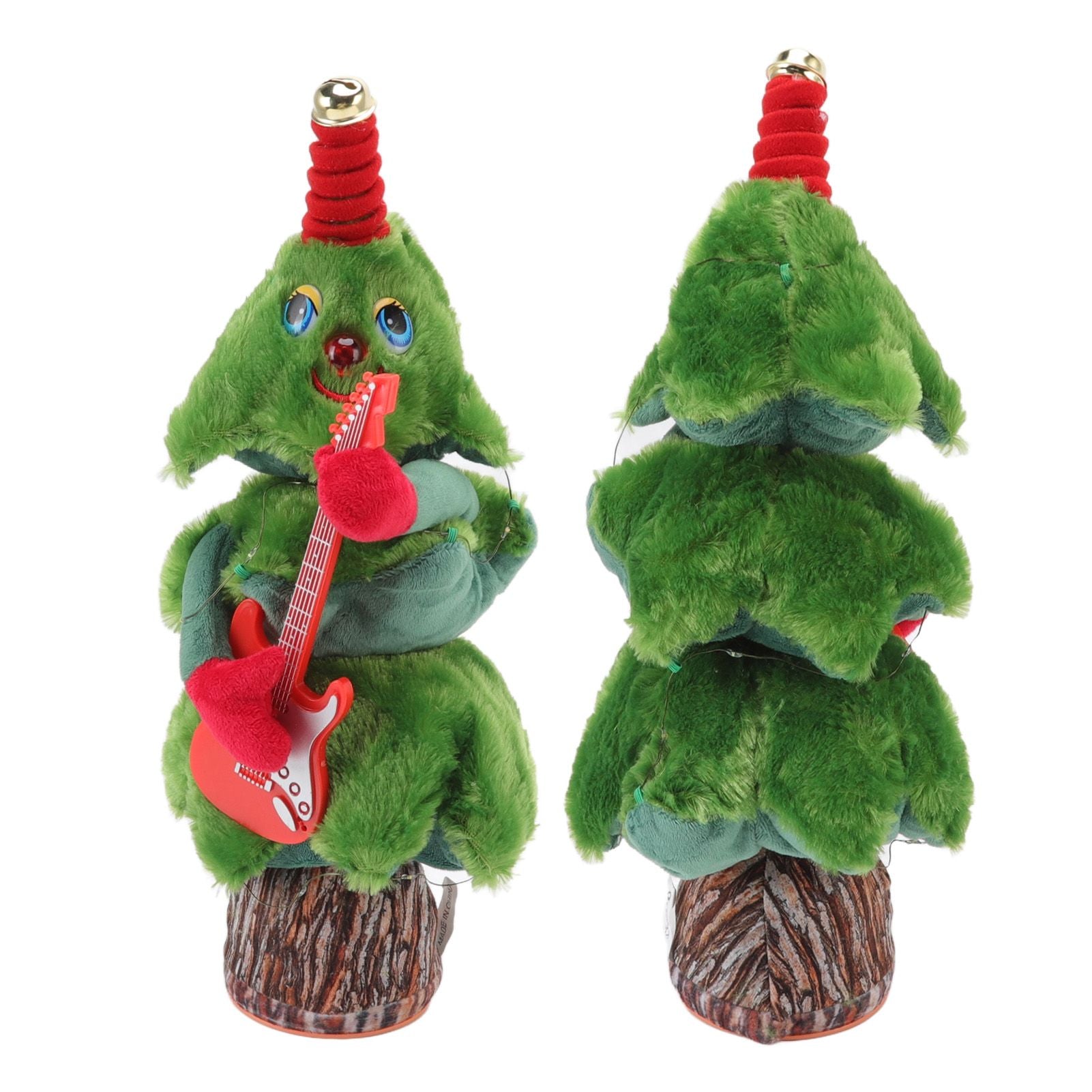 Singing Dancing Christmas Tree 8 Songs Electric Singing Xmas Tree for Christmas Tree Toys Guitar Stump Christmas Tree
